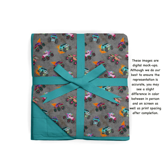 Rainbow Rush Toddler Blanket