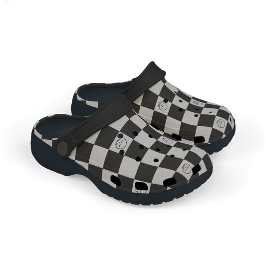 Cool Kid's Checkerboard Clogs
