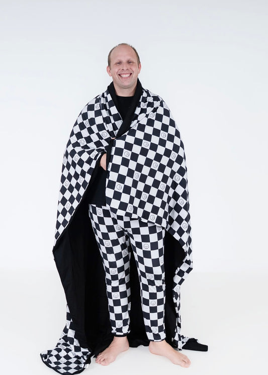 Checkered Vibes Adult Blanket