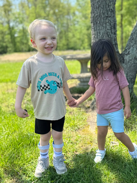 Black Toddler Ribbed Biker Shorts