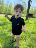 Tan Toddler Ribbed Biker Shorts