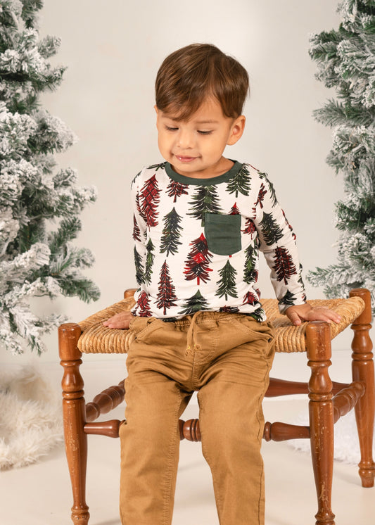 Woodland Pines Pocket Tee