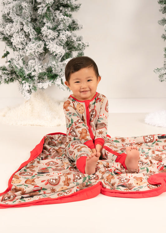 Lazy Bones Cocoa Co Toddler Blanket