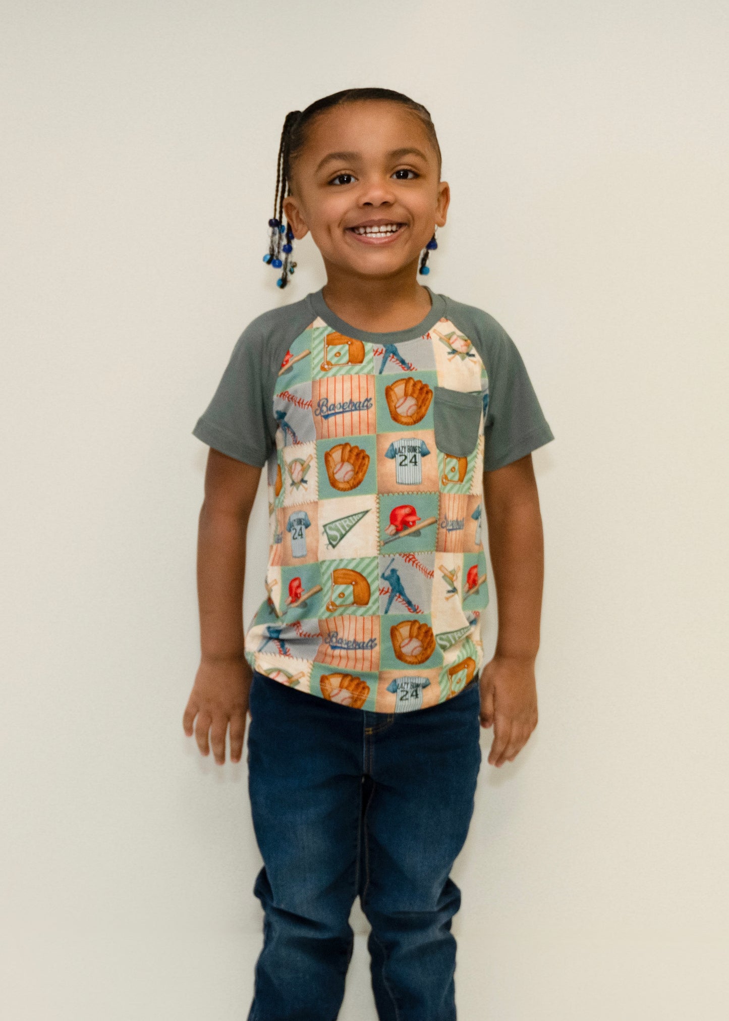 Batters Up Pocket Tee